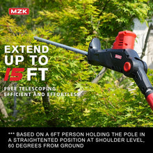 Load image into Gallery viewer, Effortless Trimming with Cordless 20V Hedge Trimmer &amp; Multi-Angle Adjustments