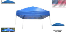 Load image into Gallery viewer, Water-Resistant Royal Blue Canopy Top for Easy Outdoor Coverage - 10x10 Fit