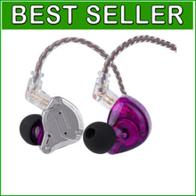 Load image into Gallery viewer, High-Fidelity 4BA+1DD Gaming Earbuds with Active Noise Cancellation - Purple