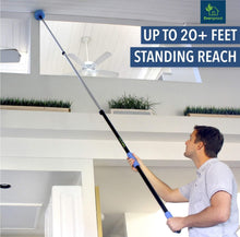 Load image into Gallery viewer, Durable Cobweb Duster with 12ft Extension Pole for Easy High Ceiling Cleaning