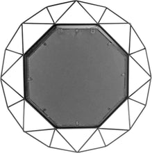 Load image into Gallery viewer, Versatile 28.3" Octagonal Black Wall Mirror with Easy Mounting Brackets