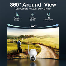 Load image into Gallery viewer, Wireless 2K HD Solar Security Camera with Remote Control &amp; Night Vision - 2 Pack