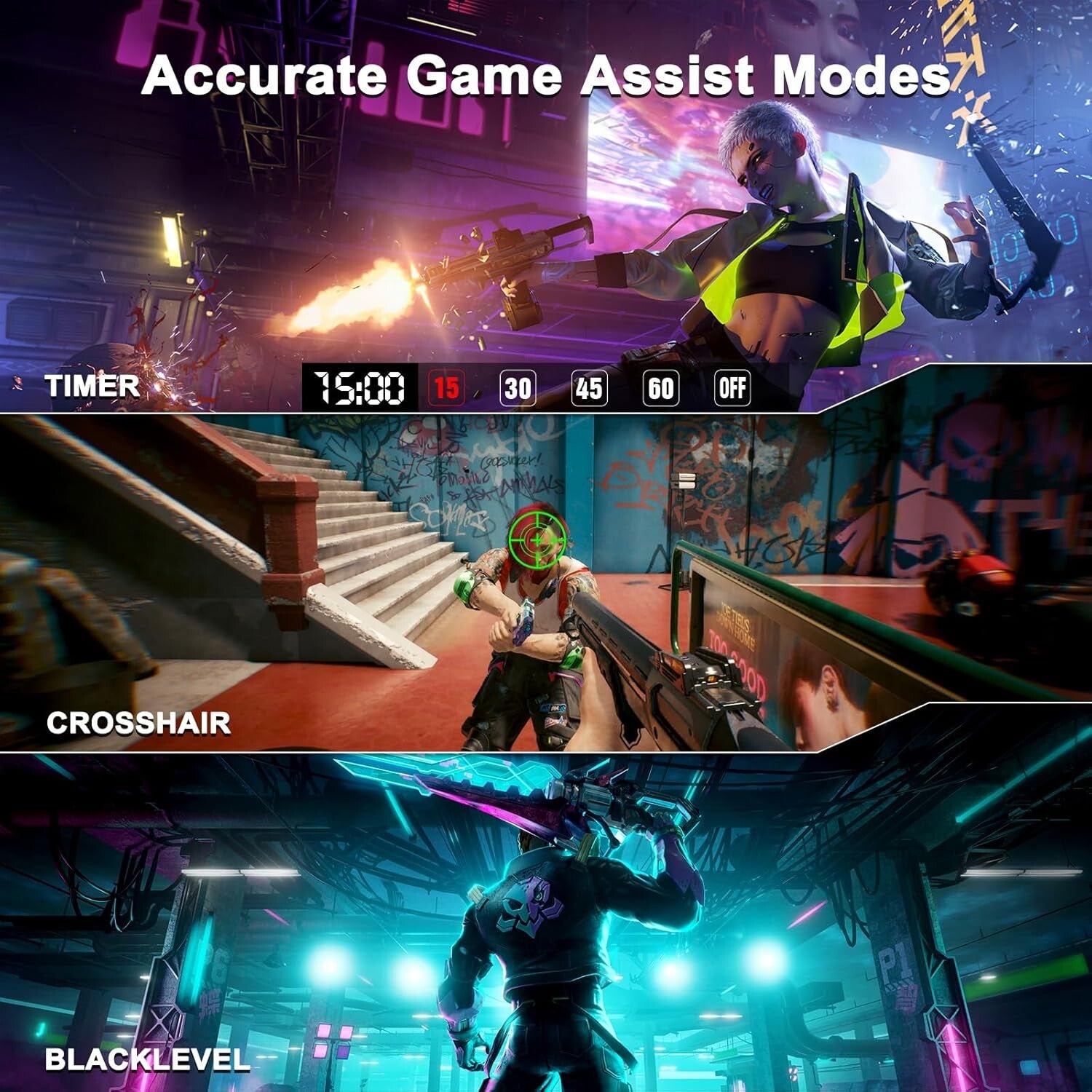 27 Inch QHD 2560x1440 180Hz Monitor: Fast-Response, Eye Care, Adjustable Stand