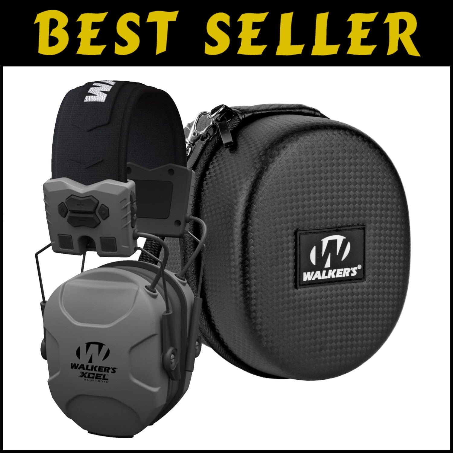 Digital Hearing Protection Muff with Bluetooth & Case - Four Listening Modes