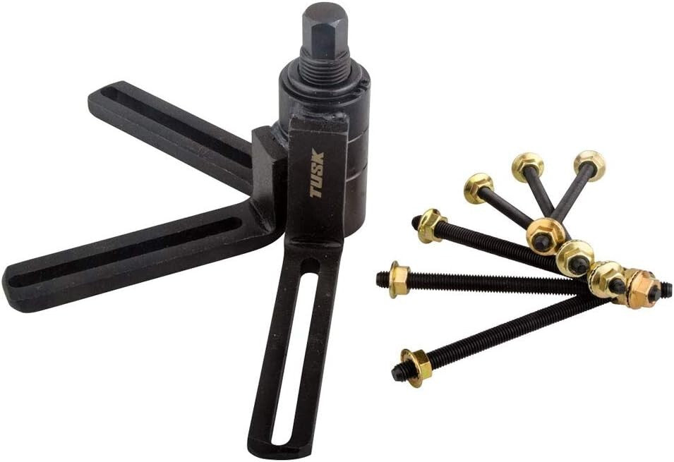 Durable 4.5lbs Crank Puller/Installer with C-Clip Adaptor for Serious Mechanics