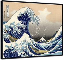 Load image into Gallery viewer, Beautifully Framed Great Wave Giclee Canvas Art – Perfect Gift for Any Occasion