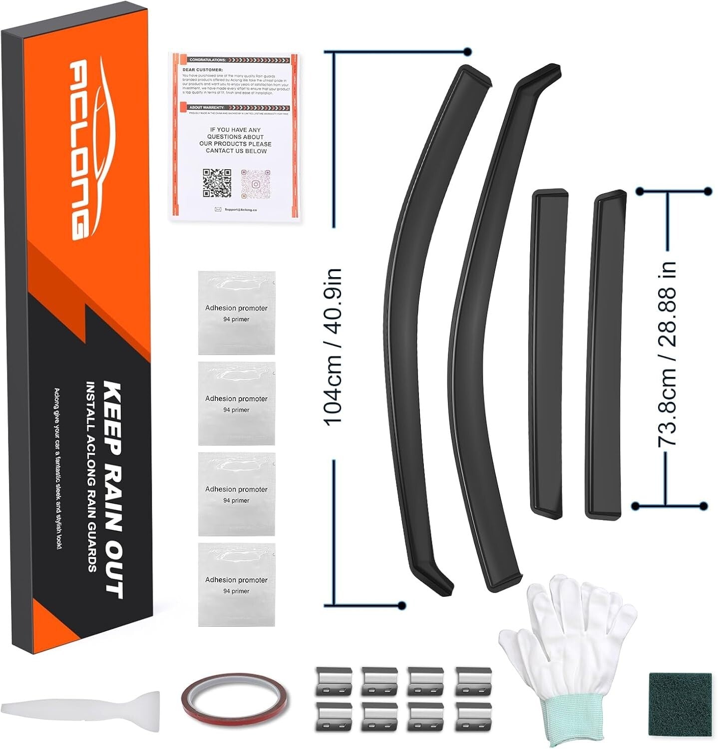 Aerodynamic Window Deflectors for 2023-2024 Honda CR-V EX Sport Touring Models