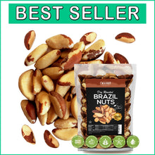 Load image into Gallery viewer, Natural Sea Salted Brazil Nuts 64oz - Non-GMO, Chemical-Free &amp; Kosher Certified
