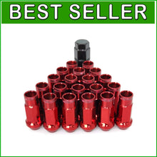Load image into Gallery viewer, Durable M12x1.5 Racing Locknut Set in Red - Perfect for Vehicle Customization