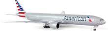 Load image into Gallery viewer, SkyMarks American 777-300 Model Airplane - 14.5 Inch Plastic with Display Stand