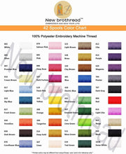 Load image into Gallery viewer, 42 Spools 1000M Polyester Embroidery Thread Kit for Professionals &amp; Beginners