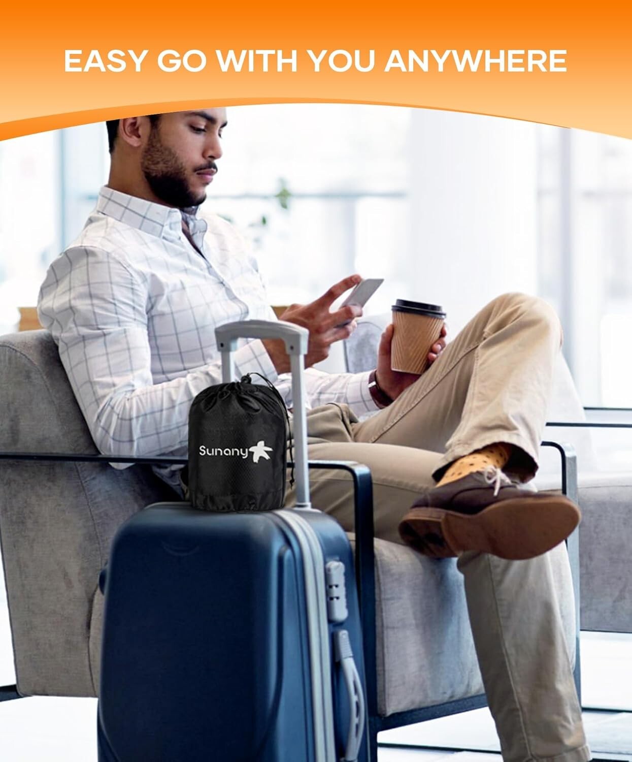 Ergonomic Inflatable Neck Pillow for Ultimate Travel Comfort - Eye Mask Included