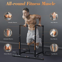 Load image into Gallery viewer, Stable Adjustable Dip Stand with Folding Design - 1200LBS Capacity for All Users