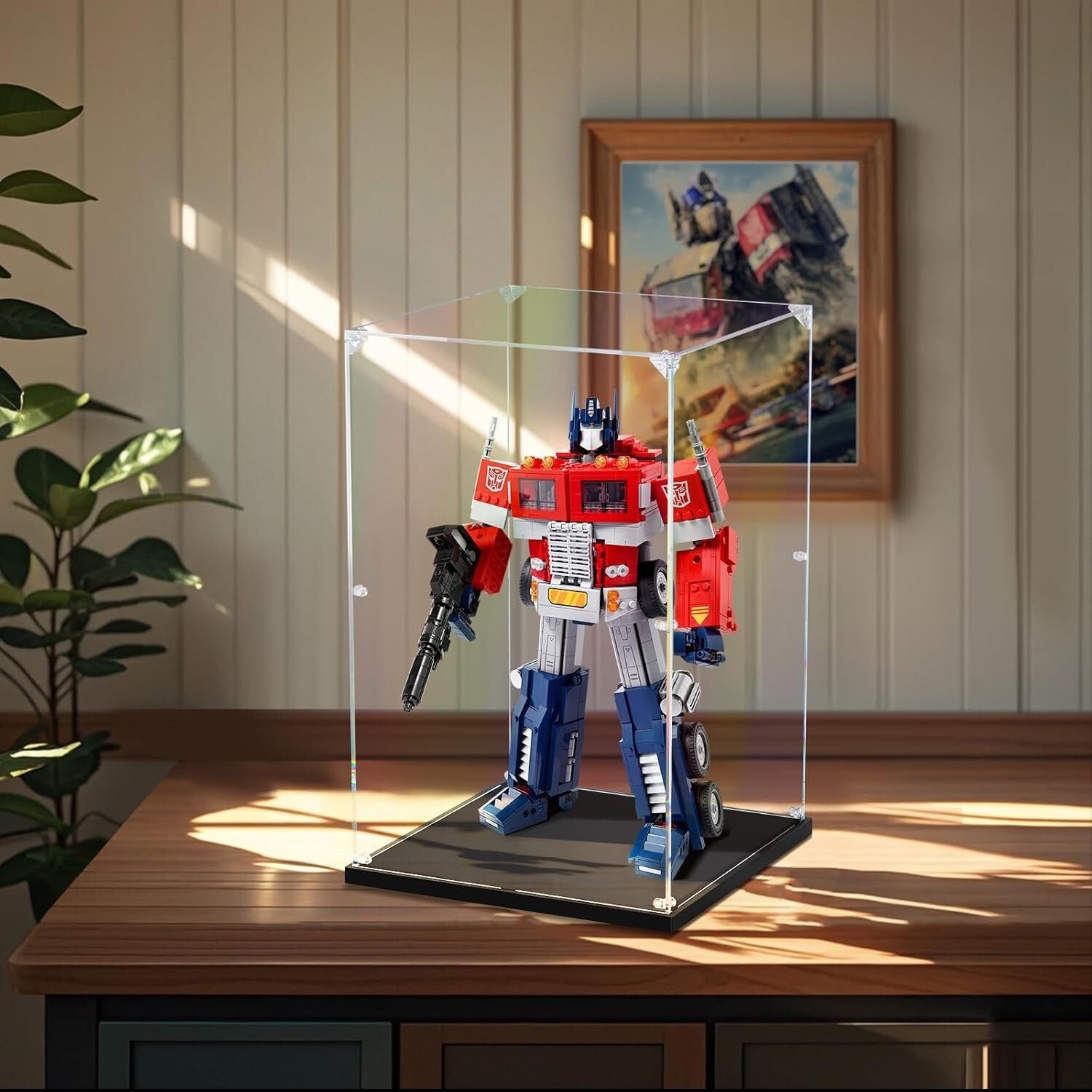 Luxurious 10x10x15.7 Inch Acrylic Showcase for Dolls, Toys, and Action Figures