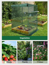Load image into Gallery viewer, 4' x 8' Outdoor Plant Protection Cage with Zippered Access and Ground Staples