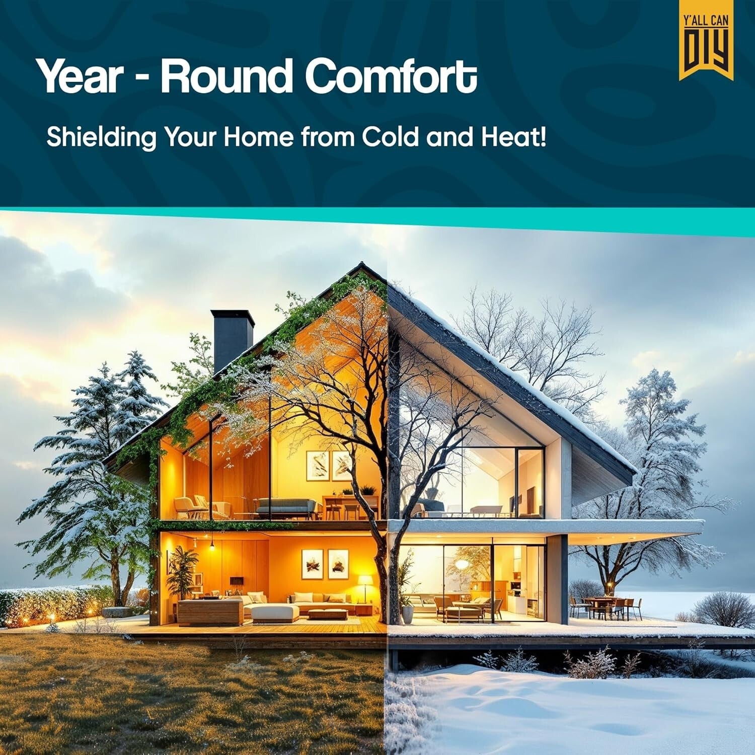 Expanding Spray Foam Insulation Kit for Gaps & Cracks - 240 Board Feet Coverage