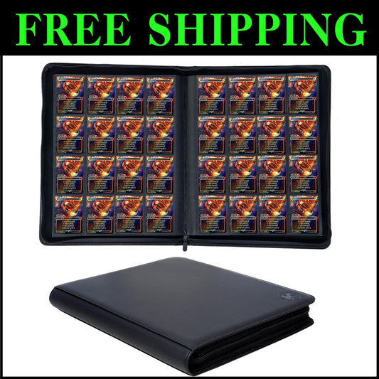 1000+ Pocket Waterproof Trading Card Binder - Perfect for MTG & Sports Cards