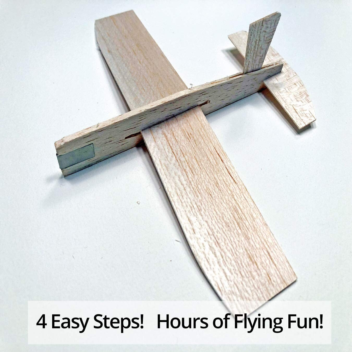 Balsa Wood Glider Model Planes - Perfect for Parties, STEM, and Camps