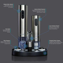 Load image into Gallery viewer, Premium Electric Corkscrew &amp; Wine Preserver Gift Set - Perfect for Enthusiasts