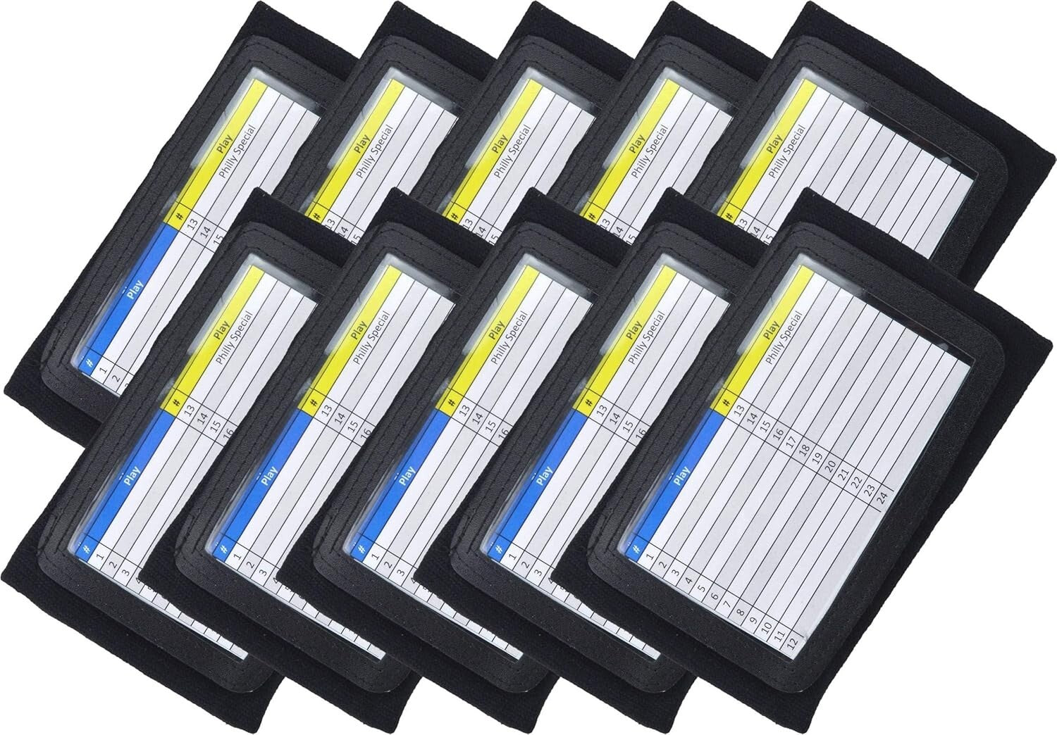 Flexible Silicone Football Play Wristbands - Pack of 10 for Coaches and Players