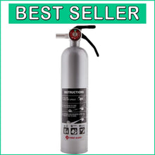 Load image into Gallery viewer, UL Rated 1-A:10-B:C Fire Extinguisher in Stylish Pewter Finish for Modern Homes