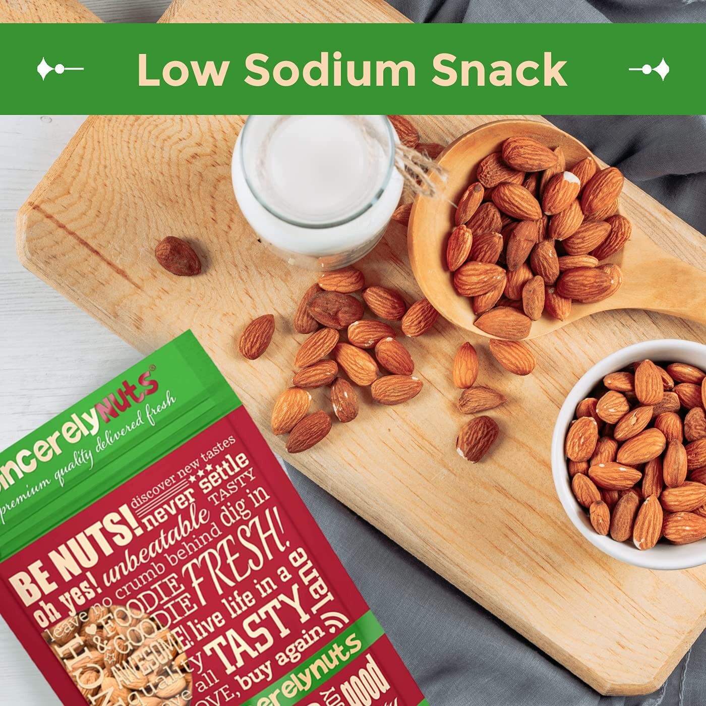 Delicious Unsalted Roasted Almonds - 5Lb Gourmet Snack with Nutritional Benefits