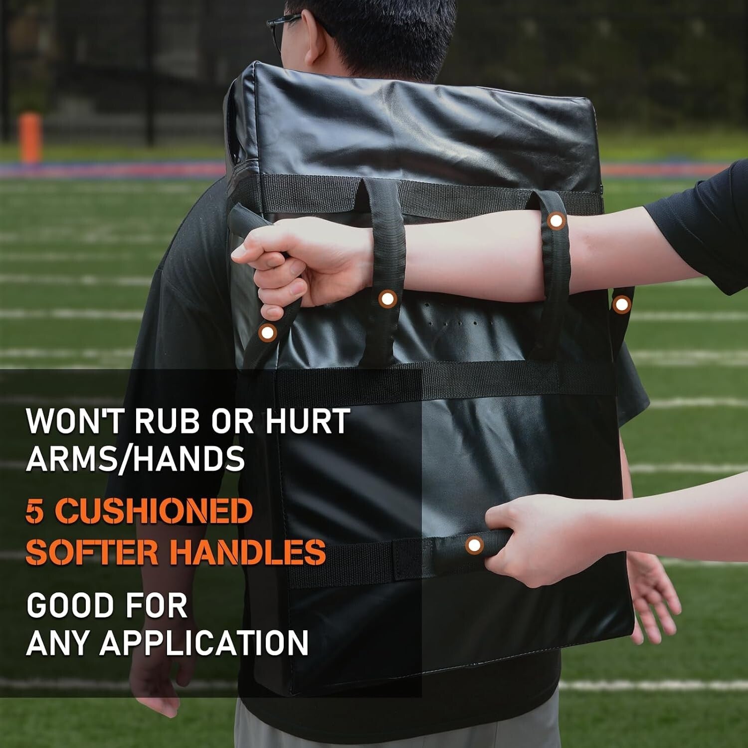 Durable Football Blocking Pad - 24"x16" Versatile Training Dummy for All Sports