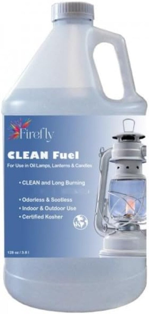 Premium 1-Gallon Kosher Lamp Oil - Smokeless and Safe for Indoor/Outdoor Lamps