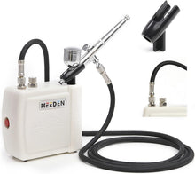 Load image into Gallery viewer, Mini Airbrush Kit with Quiet Compressor &amp; 12 Colors - Perfect for Artists