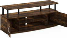Load image into Gallery viewer, Modern 3-Tier TV Stand with Open Storage for up to 55-Inch TVs, Easy Assembly