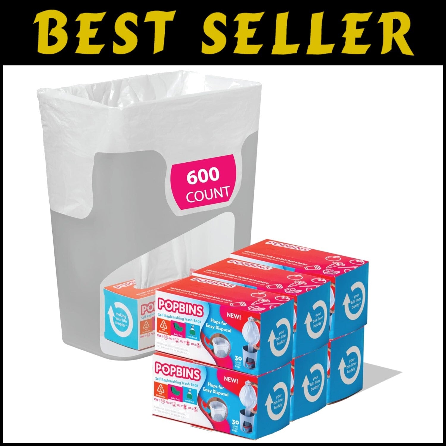 Multi-Purpose 1.2 Gallon Clear Trash Can Liners - Ideal for Bathroom & Office