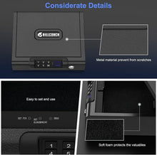 Load image into Gallery viewer, Secure Gun Safe with Biometric Access and USB Rechargeable Battery - Ideal Size