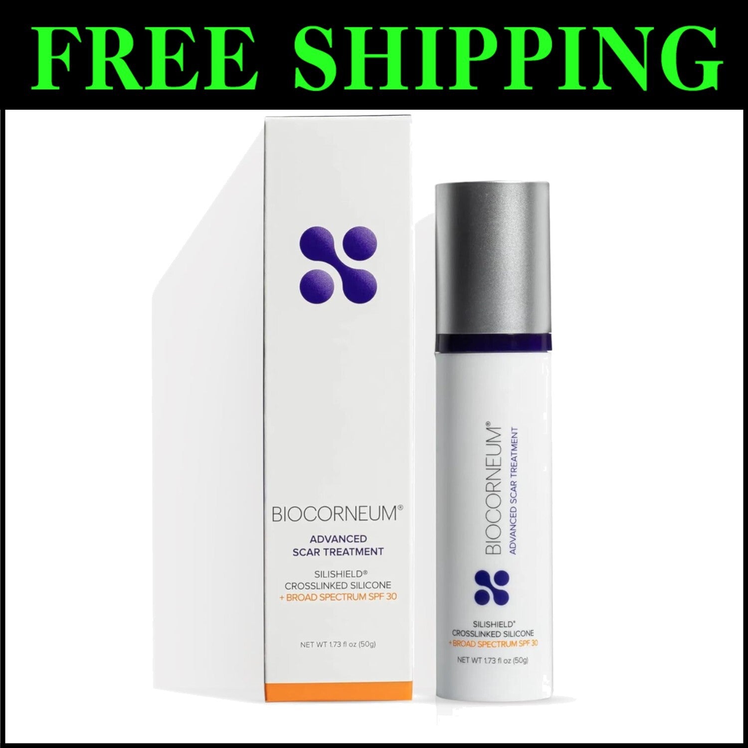 Advanced Silicone Scar Gel with Silishield & SPF 30 - Fast-Drying & Effective