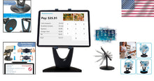Load image into Gallery viewer, Portable Large Tablet Stand with Weighted Base - Perfect for Retail Interaction