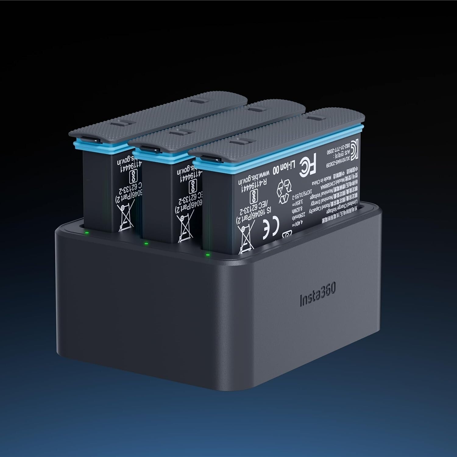 Intelligent USB-C Fast Charger Hub - Charges Up to 3 Batteries Simultaneously