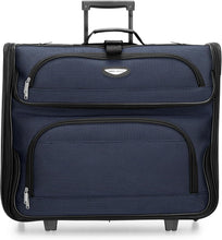 Load image into Gallery viewer, Premium Expandable Travel Luggage - Amsterdam Collection, Navy Color, 23-Inch