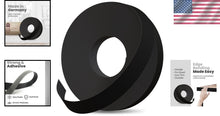 Load image into Gallery viewer, Premium Black Melamine 2'' x 50' Iron-On Edge Banding for DIY Furniture Projects