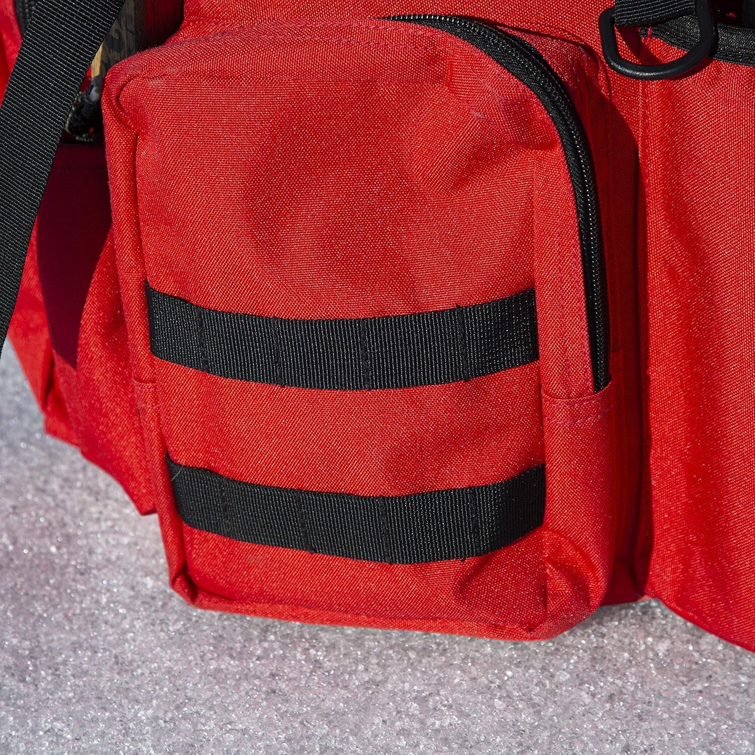 Durable Ice Fishing Bucket Caddy in Black/Red for Ultimate Gear Organization