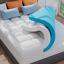 Load image into Gallery viewer, Washable 3-Inch Cooling Gel &amp; Pillow Top Mattress Topper for Ultimate Comfort