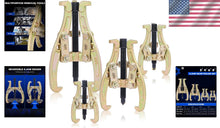 Load image into Gallery viewer, Compact 3 Jaw Gear Puller Kit, 3"-8" - Durable Tools for Easy Component Removal
