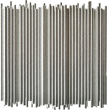Load image into Gallery viewer, 7.75" Stylish Silver Disposable Paper Straws - Perfect for Cocktails &amp; Parties