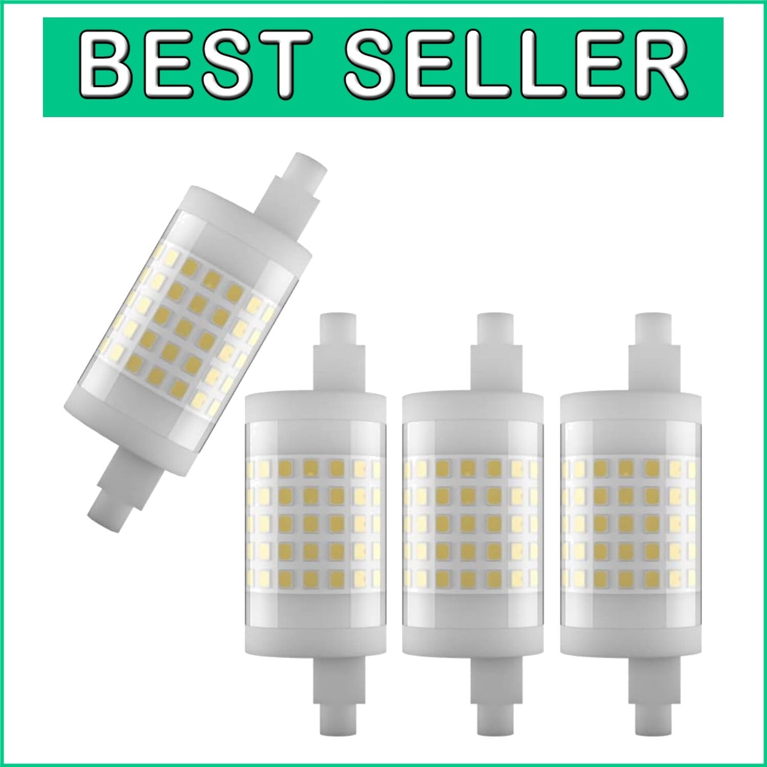 Dimmable R7S LED Bulb 78MM, 10W Warm White 3000K - 100W Halogen Replacement -...