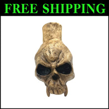 Load image into Gallery viewer, Unique Hand-Painted Aztec Death Whistle - La Muerte Sculpture Collectible