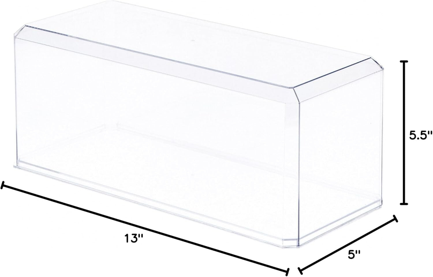 Clear 1:18 Scale Car Case - Perfect for Showcasing and Protecting Collectibles