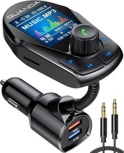 Load image into Gallery viewer, Upgraded Bluetooth FM Transmitter with Intelligent Charging &amp; Flexible Gooseneck