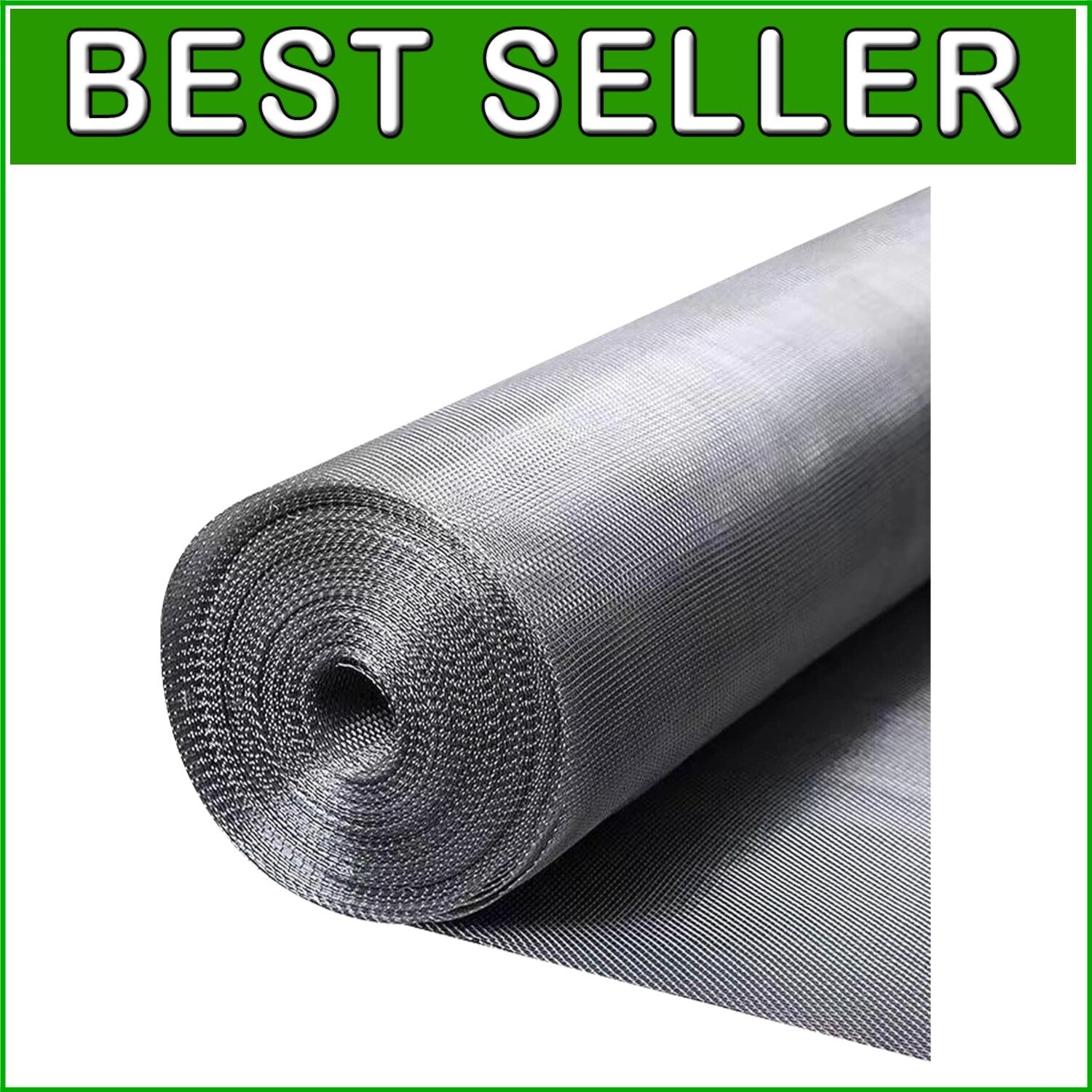 304 Stainless Steel Mesh Window Screen Roll 47" x 200" with Gloves - Pet Proof