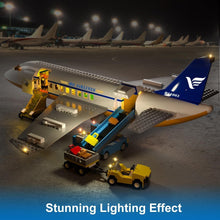 Load image into Gallery viewer, Ultimate 21-Inch LED Airplane Building Toy with 901 Pieces for Imaginative Play