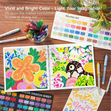 Load image into Gallery viewer, Creative 48-Color Acrylic Paint Marker Set with Automatic Ink Control - 1 Count