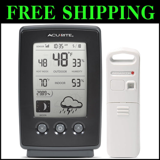 Personalized Digital Weather Station with LCD Display - Ideal Home Companion