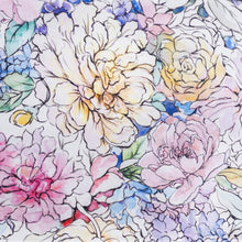 Load image into Gallery viewer, 60x90 Rectangular Floral Love Tablecloth - Machine Washable Cotton Elegance